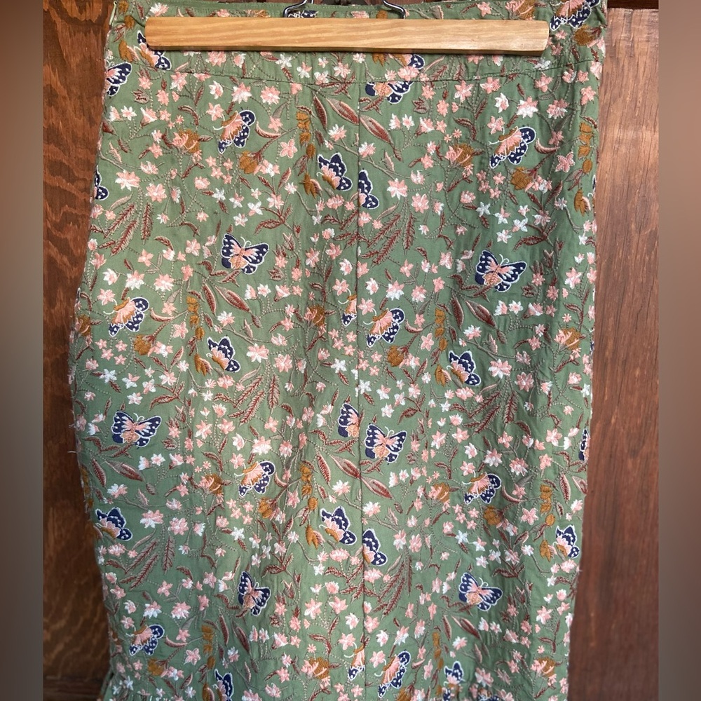 EDDY LAUREN FLUTED FULLY EMBROIDERED PEPLUM SKIRT. SIZE 2. GORGEOUS! - Picture 9 of 16